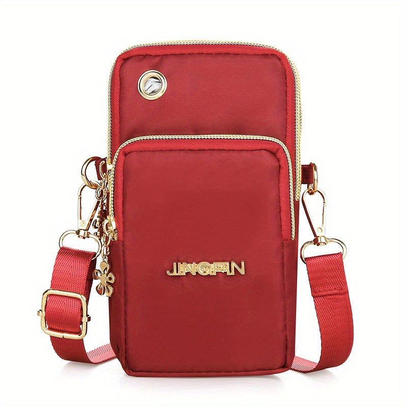 Mini Sports Armband Phone Bag, Outdoor Travel Crossbody Bag, Women's Multi Pocket Purse